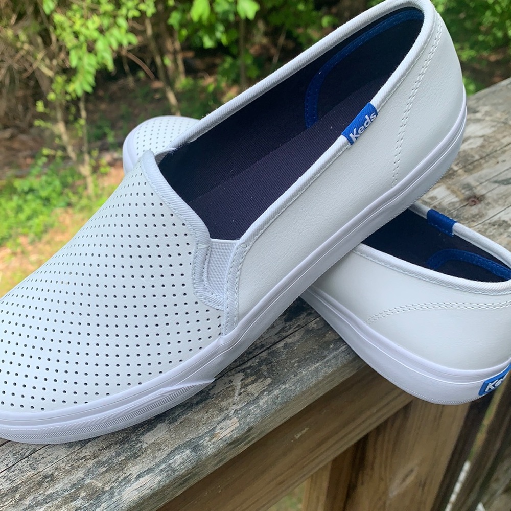 Keds new in box white leather size 9